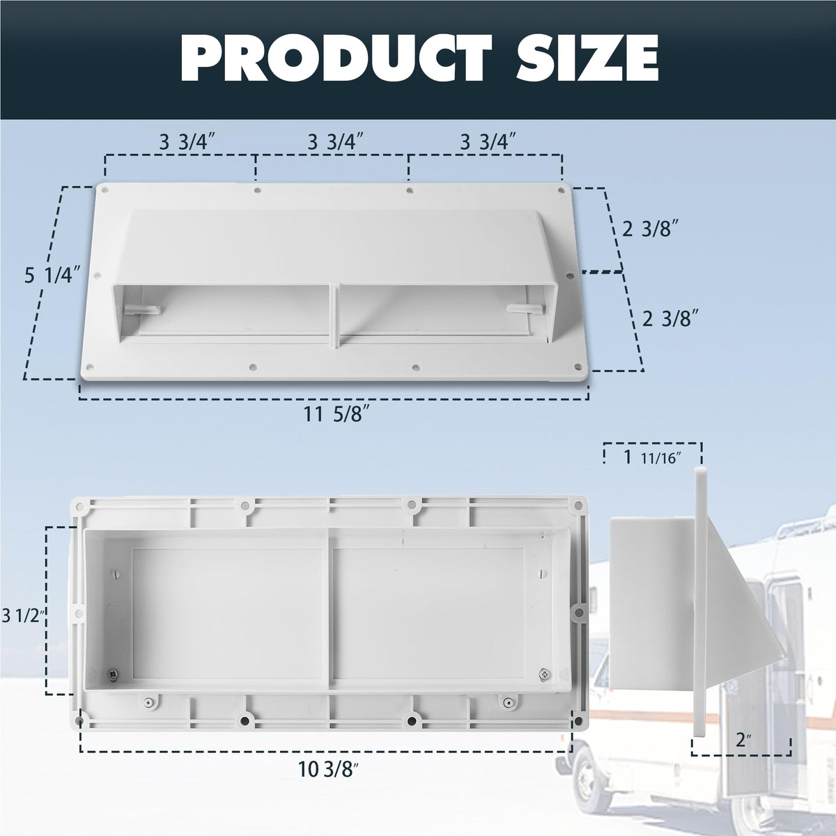 RV Range Hood Vent Cover J931
