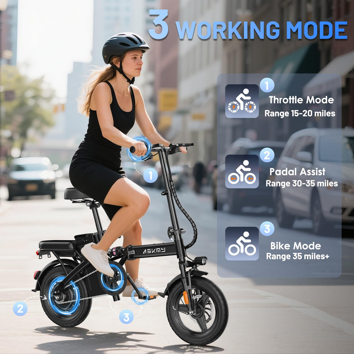 Foldable 14 Inch Electric Bike E7541