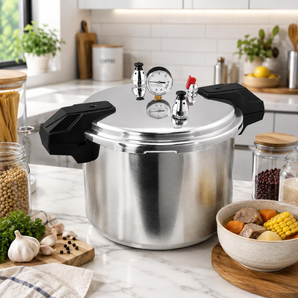 23 Qt Aluminum Pressure Cooker & Canner K32386