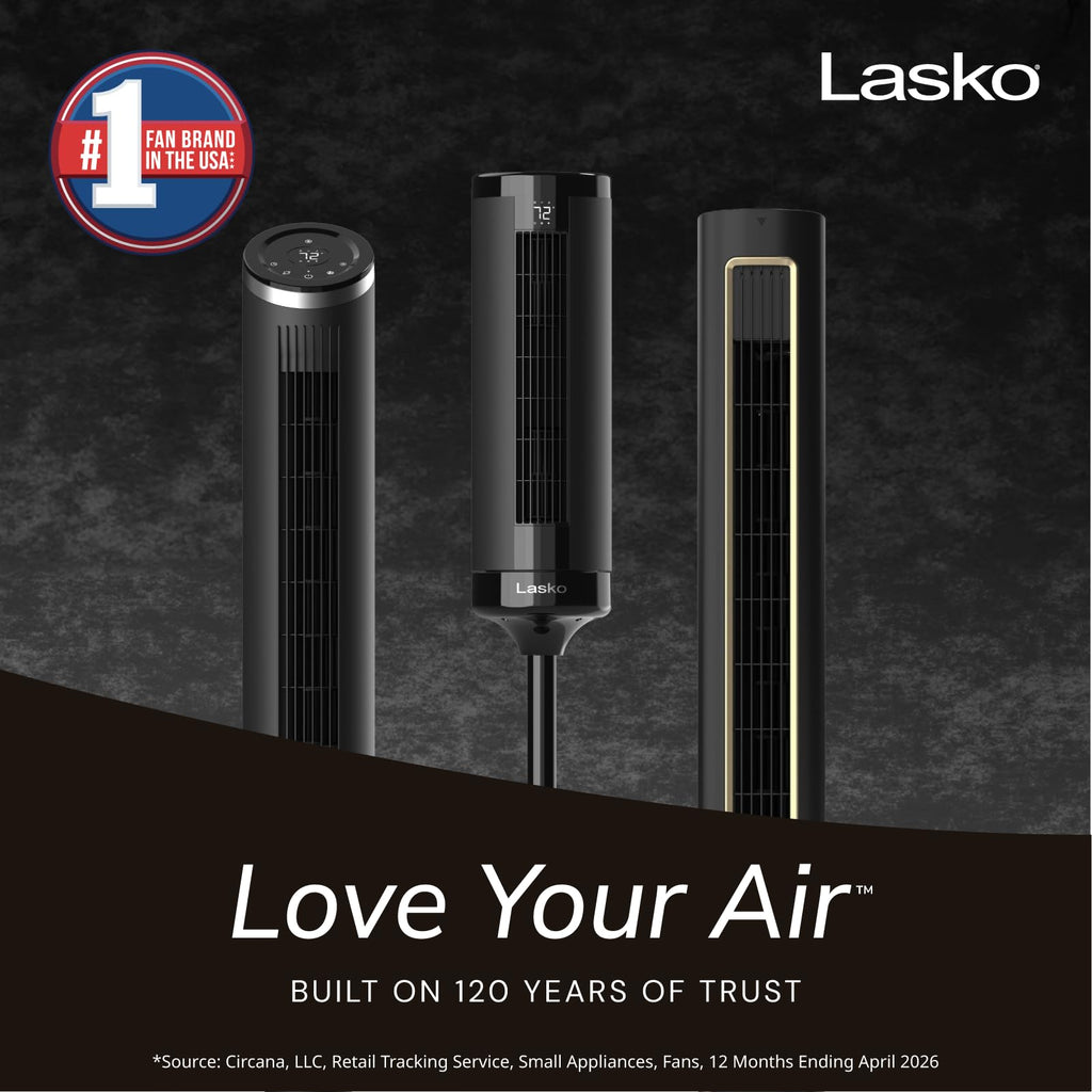 Black Tower Fan with Remote Q1985