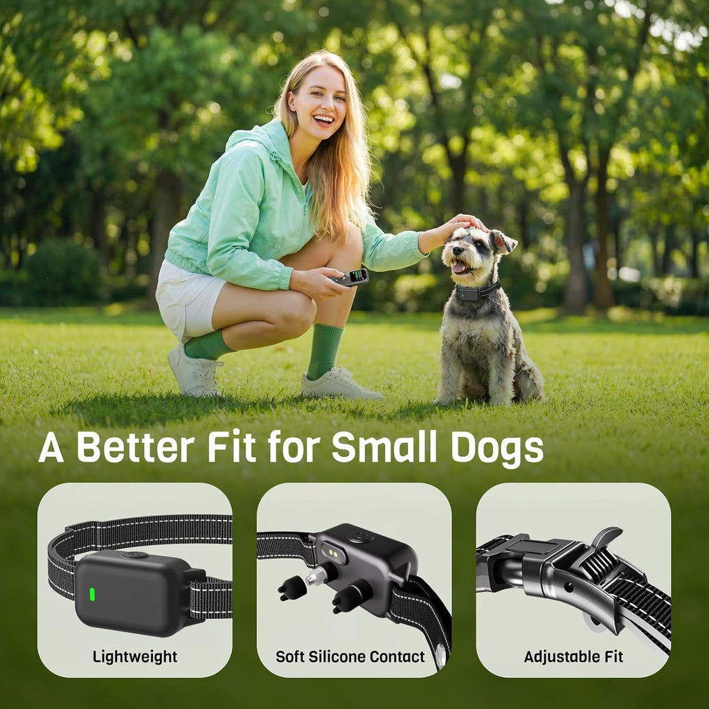 Ultra-Small IPX8 Dog Training Collar with Beep & Vibration & Shock I198