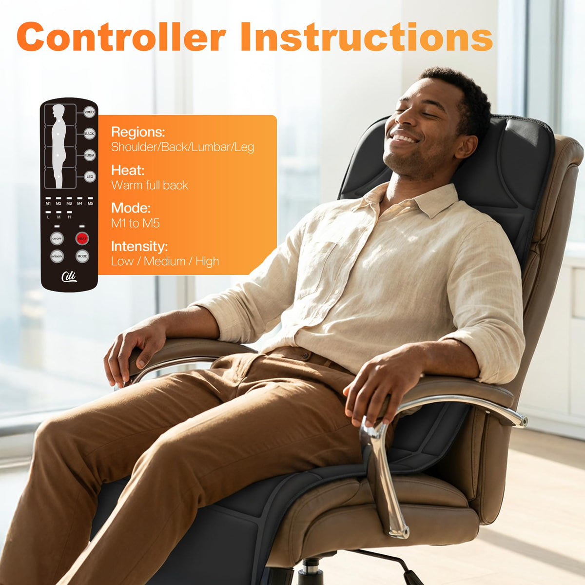 10 Vibration Motors Massage Mat with Auto Shut Off D659605