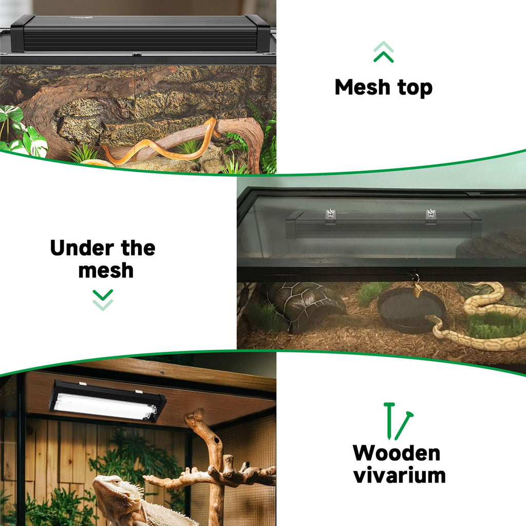 8W UVB Reptile Light Fixture Kit H716