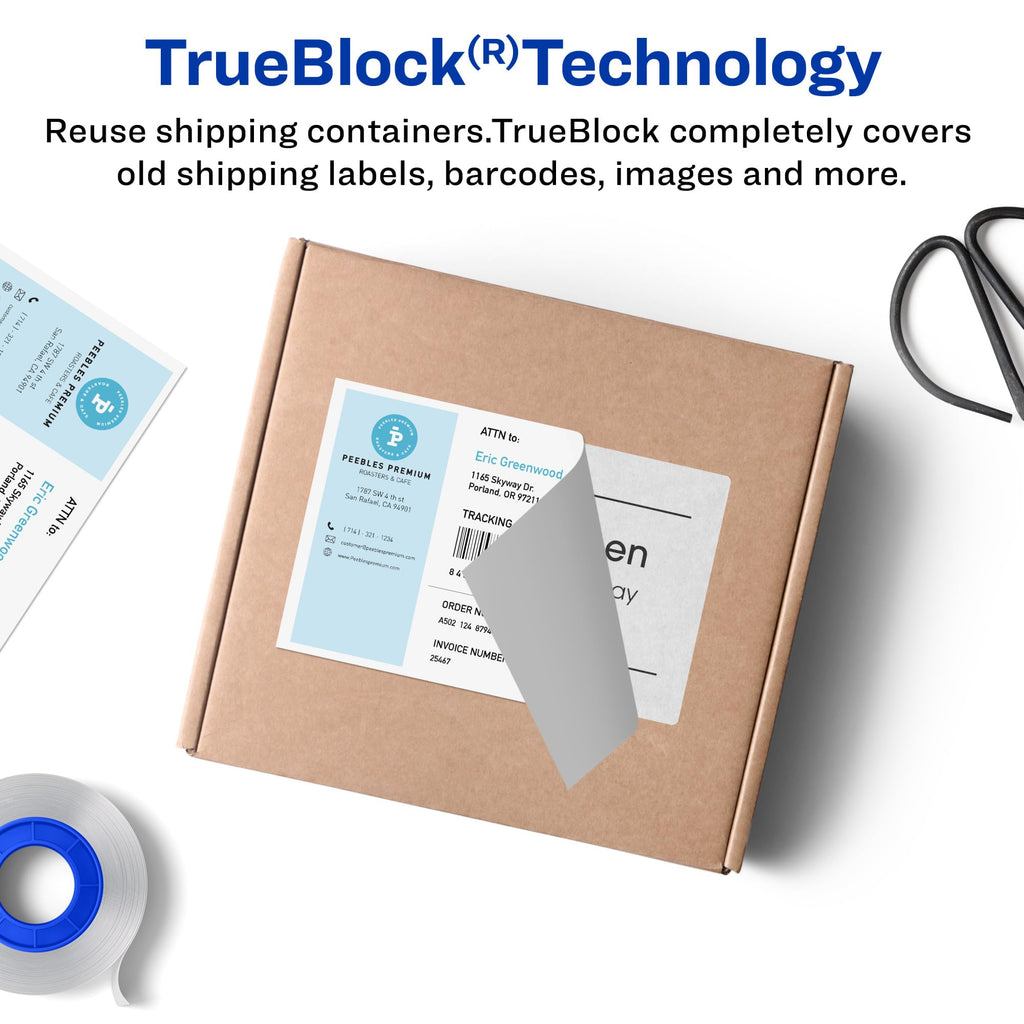 Printable Shipping Labels, 4" x 6", White, 20 Blank Address Labels W3235