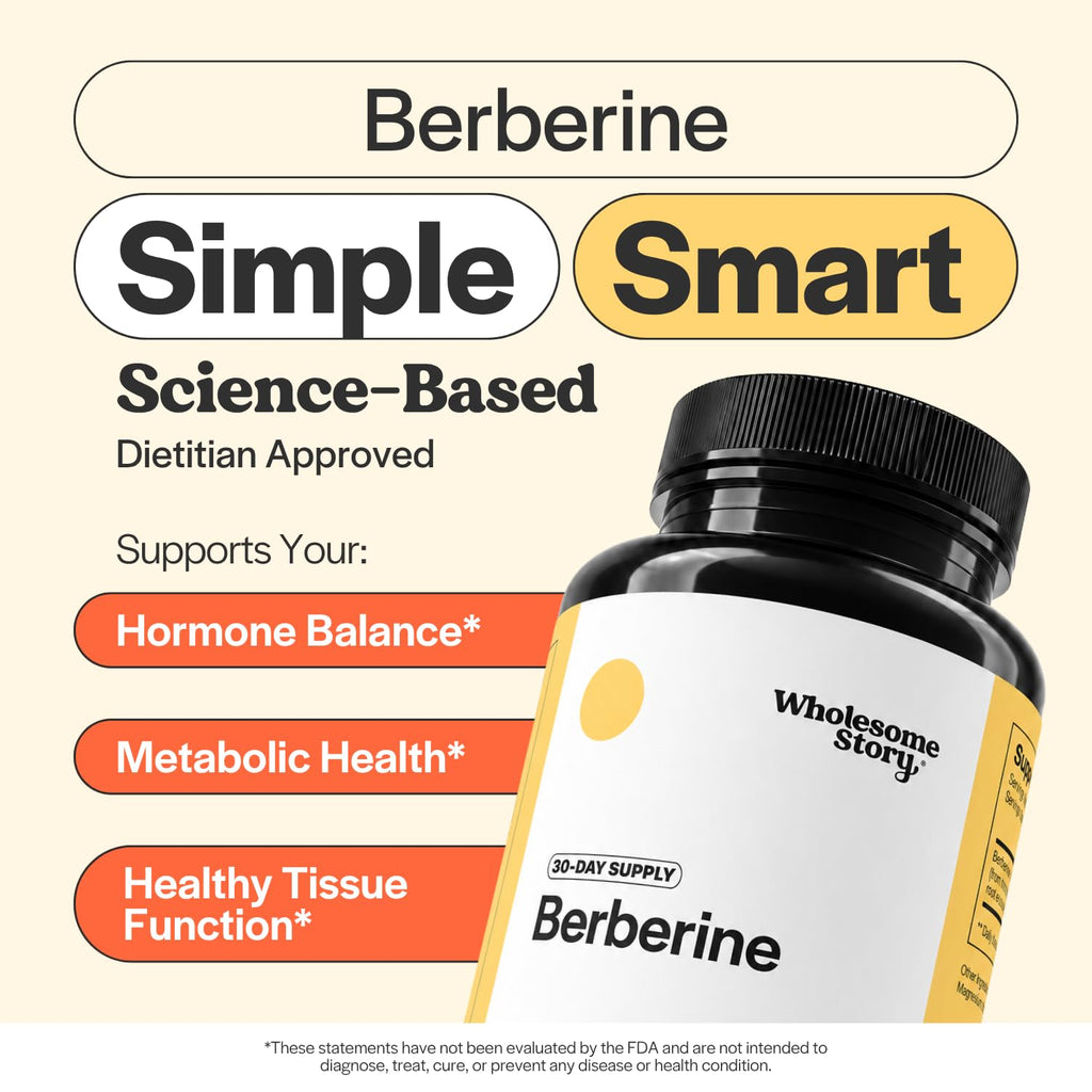 Berberine Supplement 1500mg 90 Capsules F540886