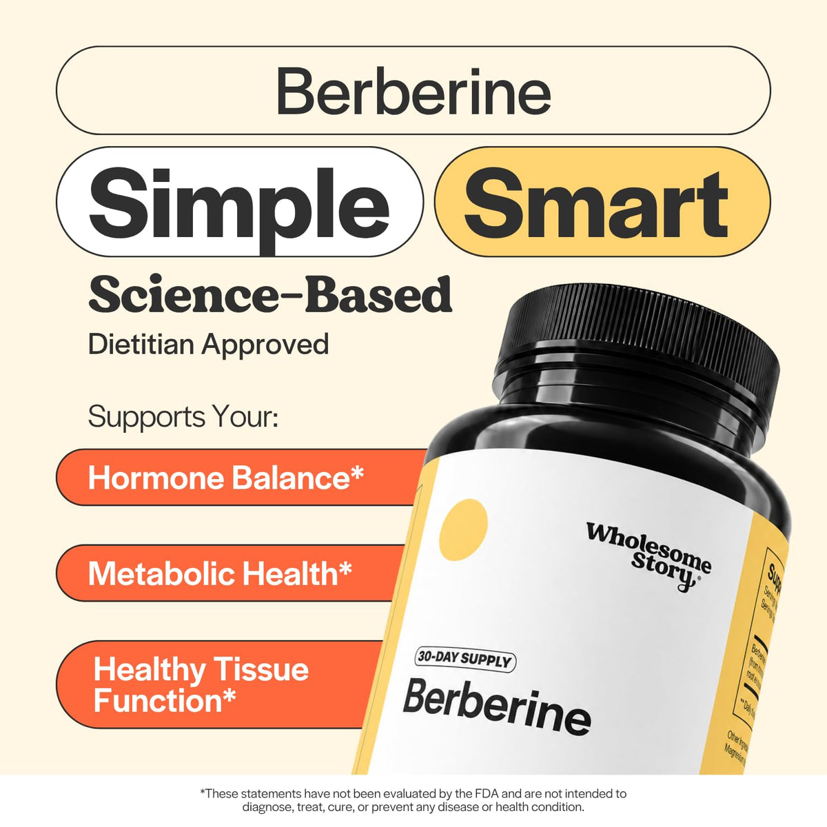 Berberine Supplement 1500mg 90 Capsules F540886