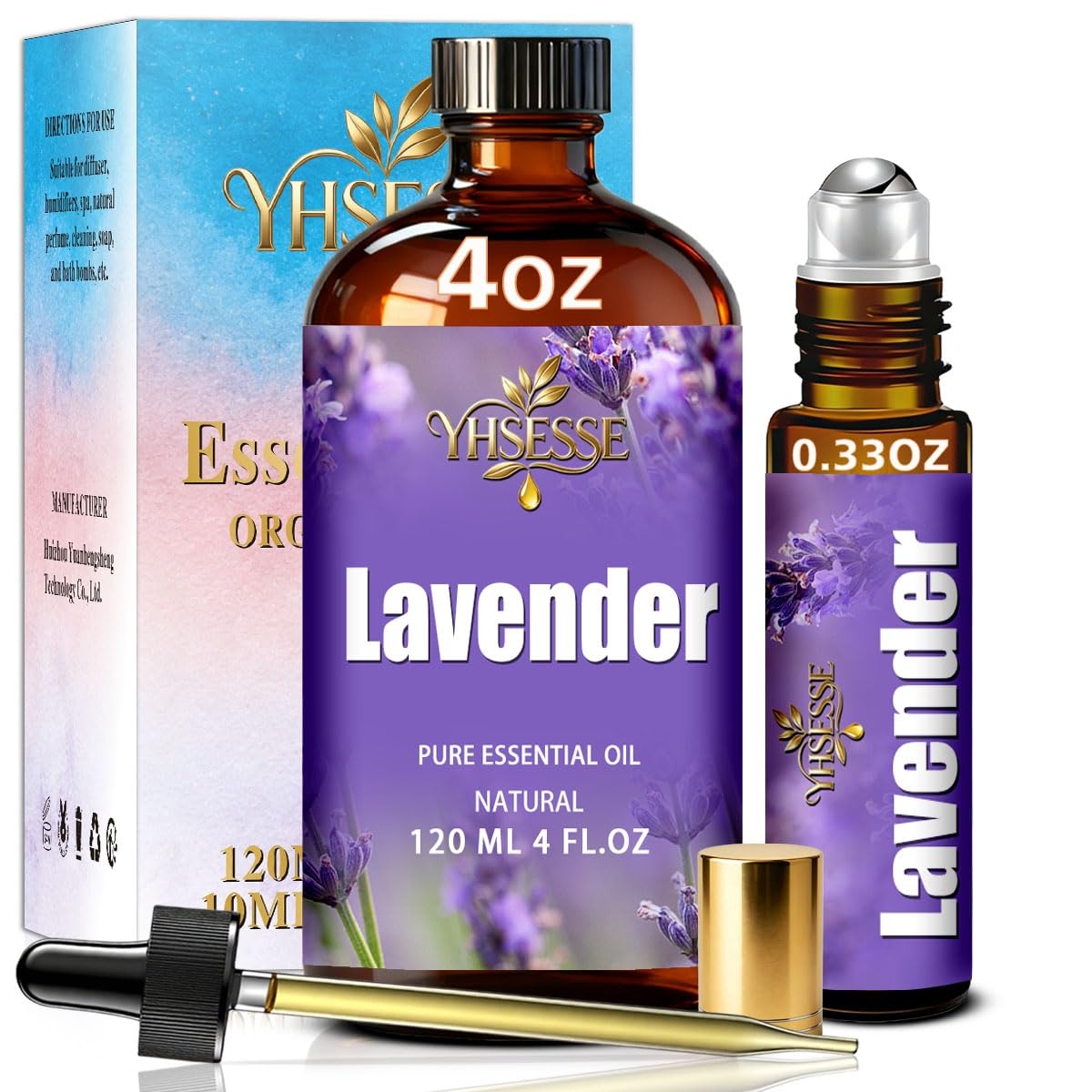 Sweet Orange and Lavender Essential Oil 4 Fl Oz X3846
