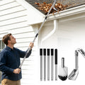 6.4FT Gutter Cleaning Tools with Extension Pole & Brush U262483