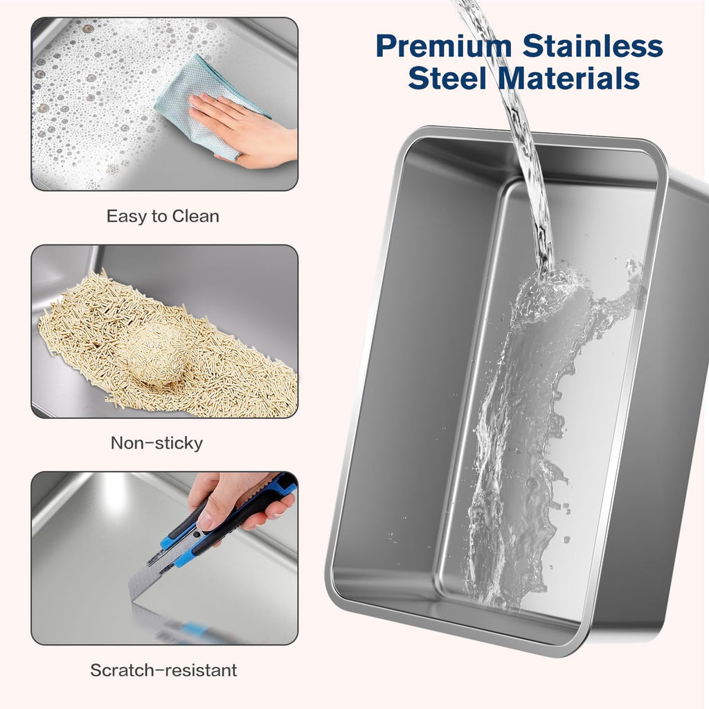 Stainless Steel XXL Litter Box T267427