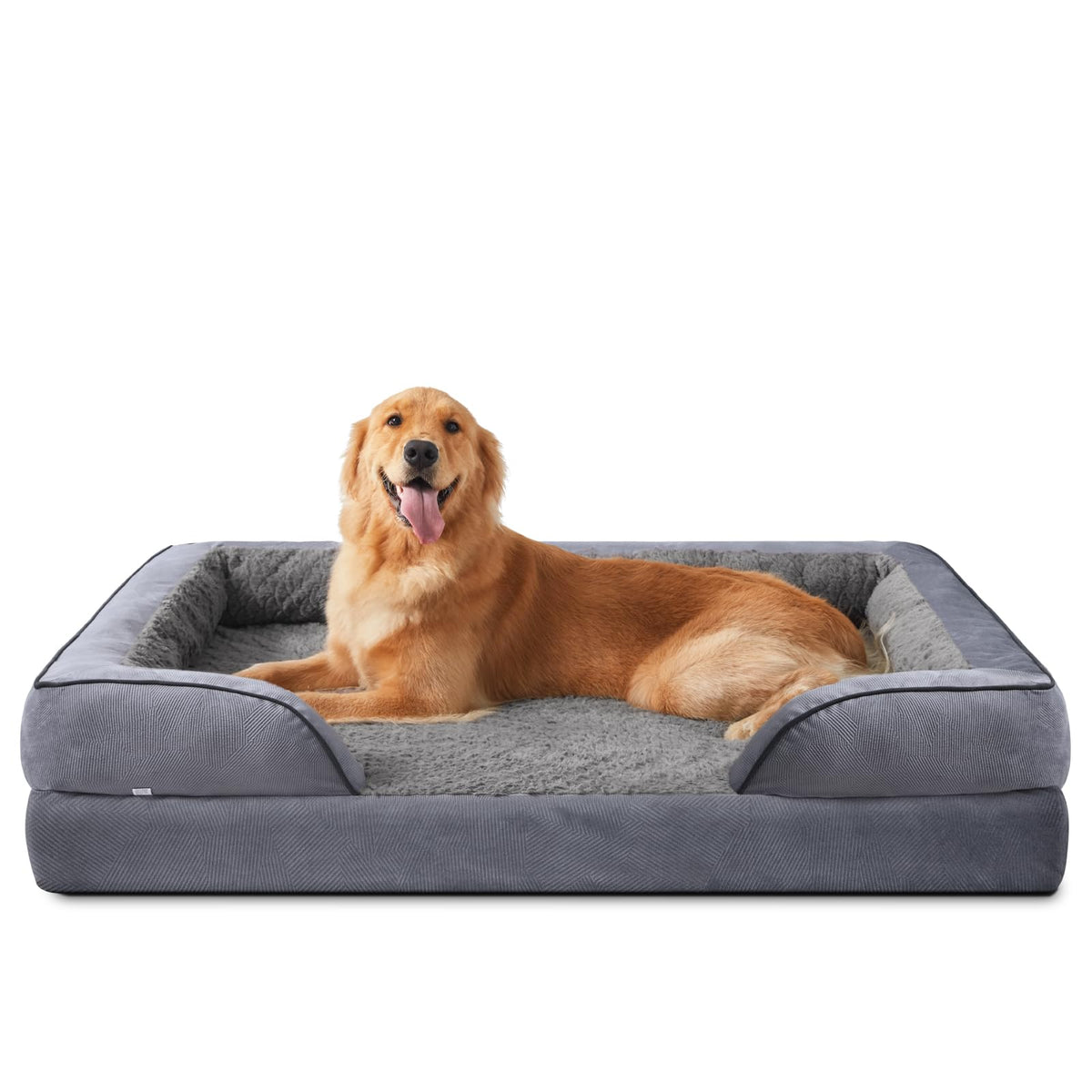 XL Washable Orthopedic Dog Sofa with Egg-Crate Foam V612