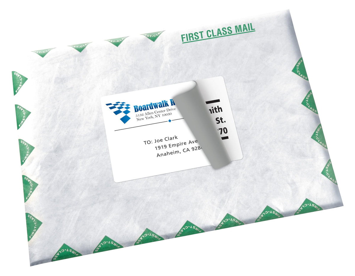 Printable Shipping Labels, 4" x 6", White, 20 Blank Address Labels W3235