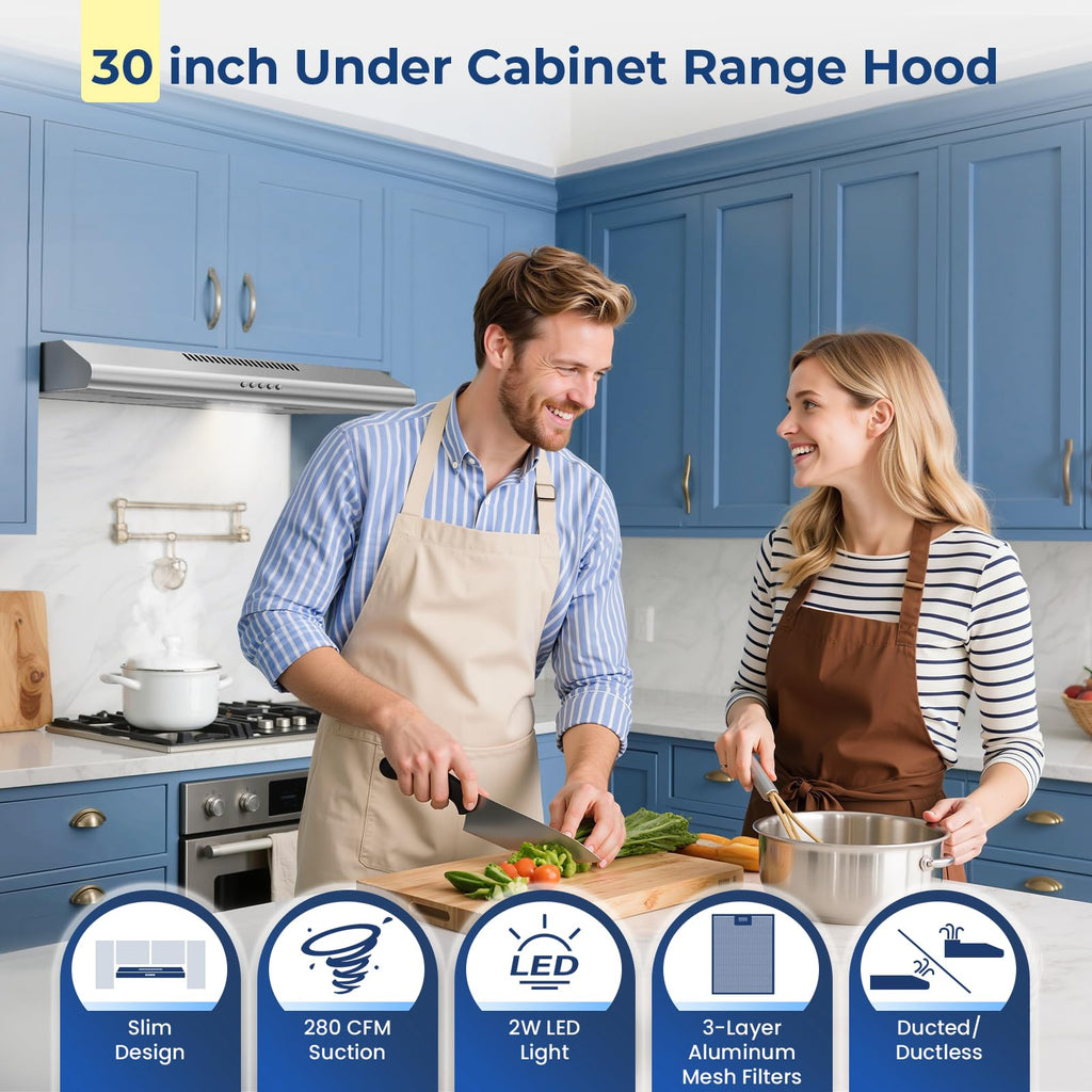 30 inch Stainless Steel Under Cabinet Range Hood Z69723