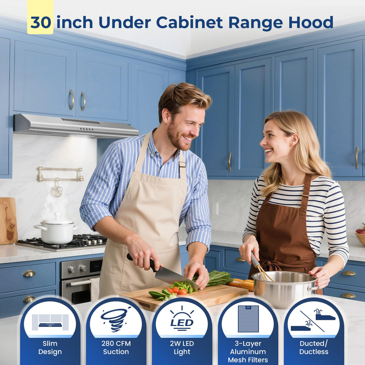 30 inch Stainless Steel Under Cabinet Range Hood Z69723