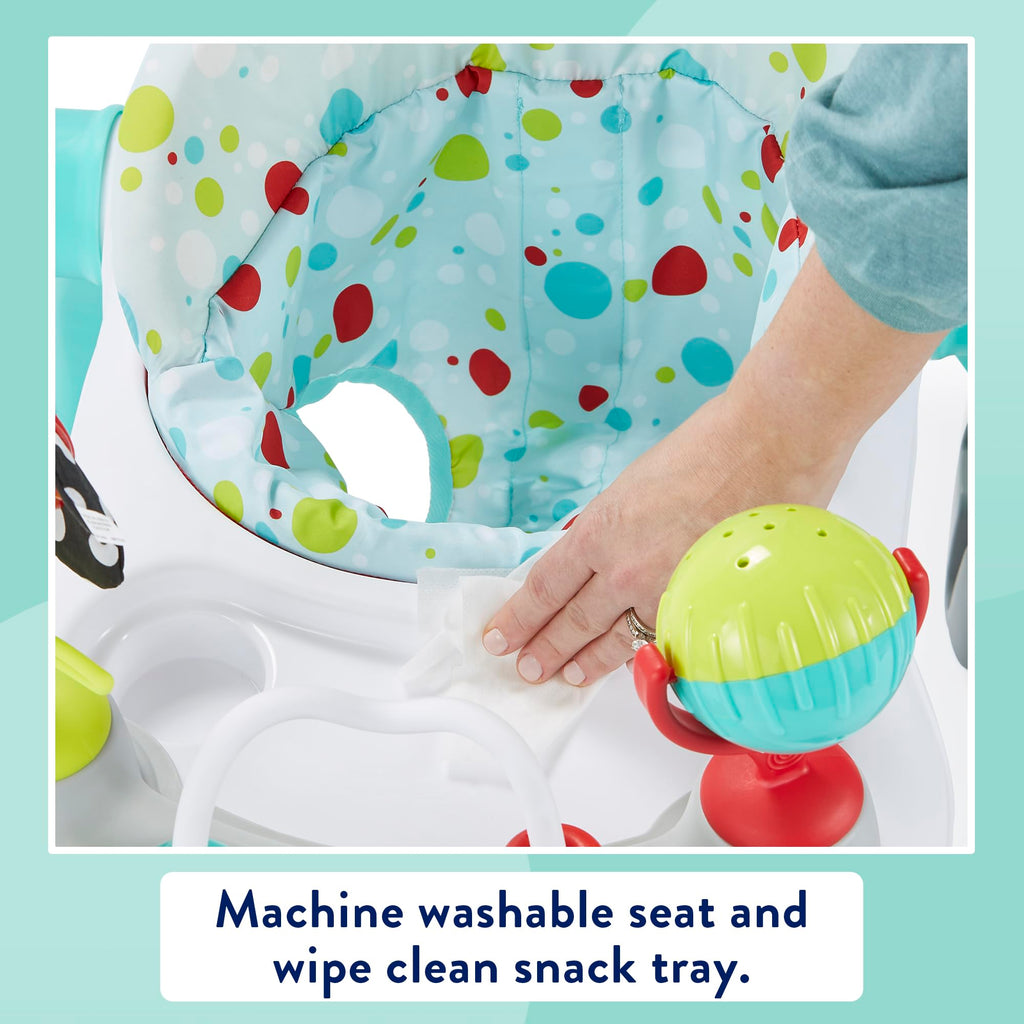 Foldable Adjustable Baby Walker with Wheels J68002