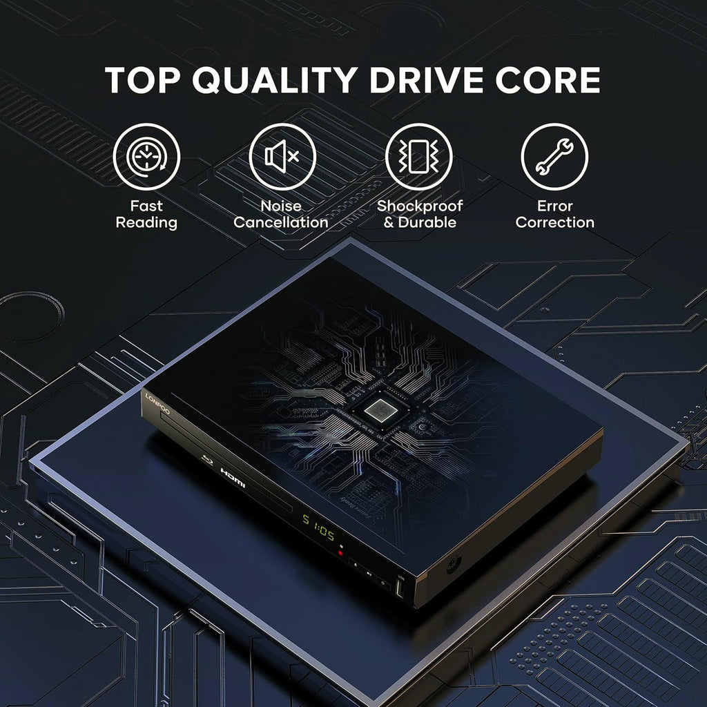 Blu-Ray Disc Player 1080P HDMI A205