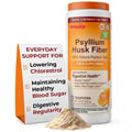 Psyllium Husk Powder Fiber Supplement, Orange Flavor, 15 oz G5226