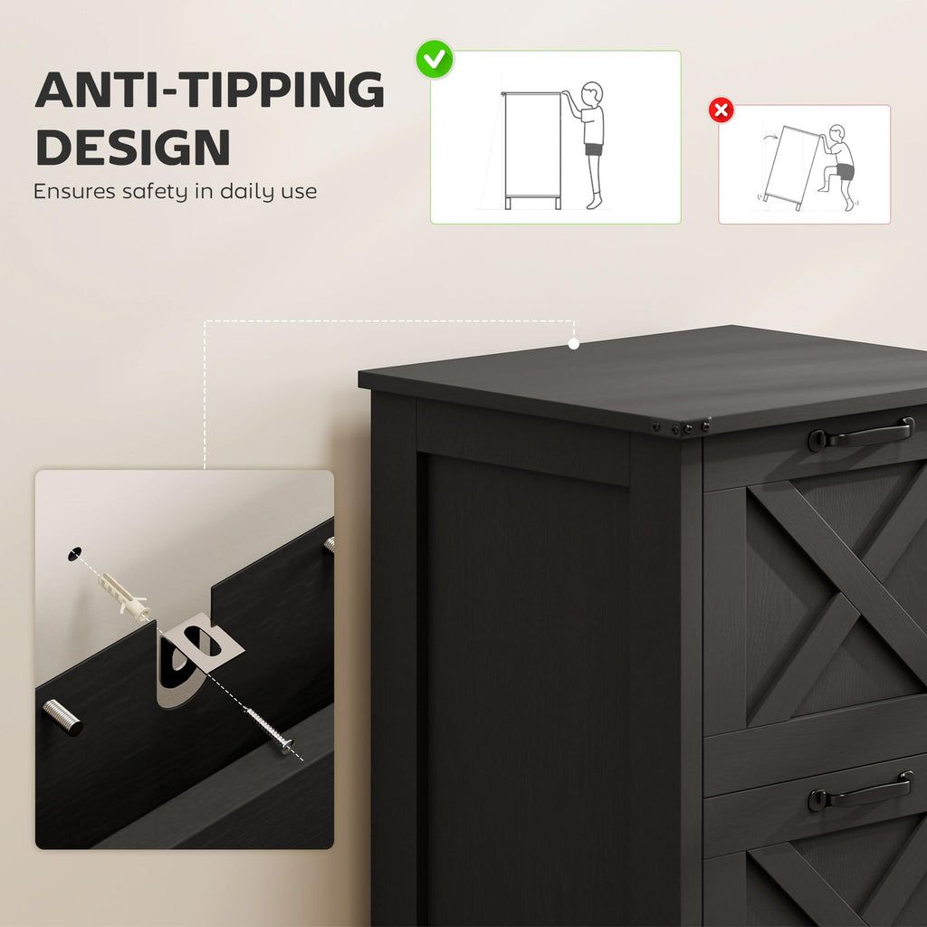 2 Drawer Vertical File Cabinet N717