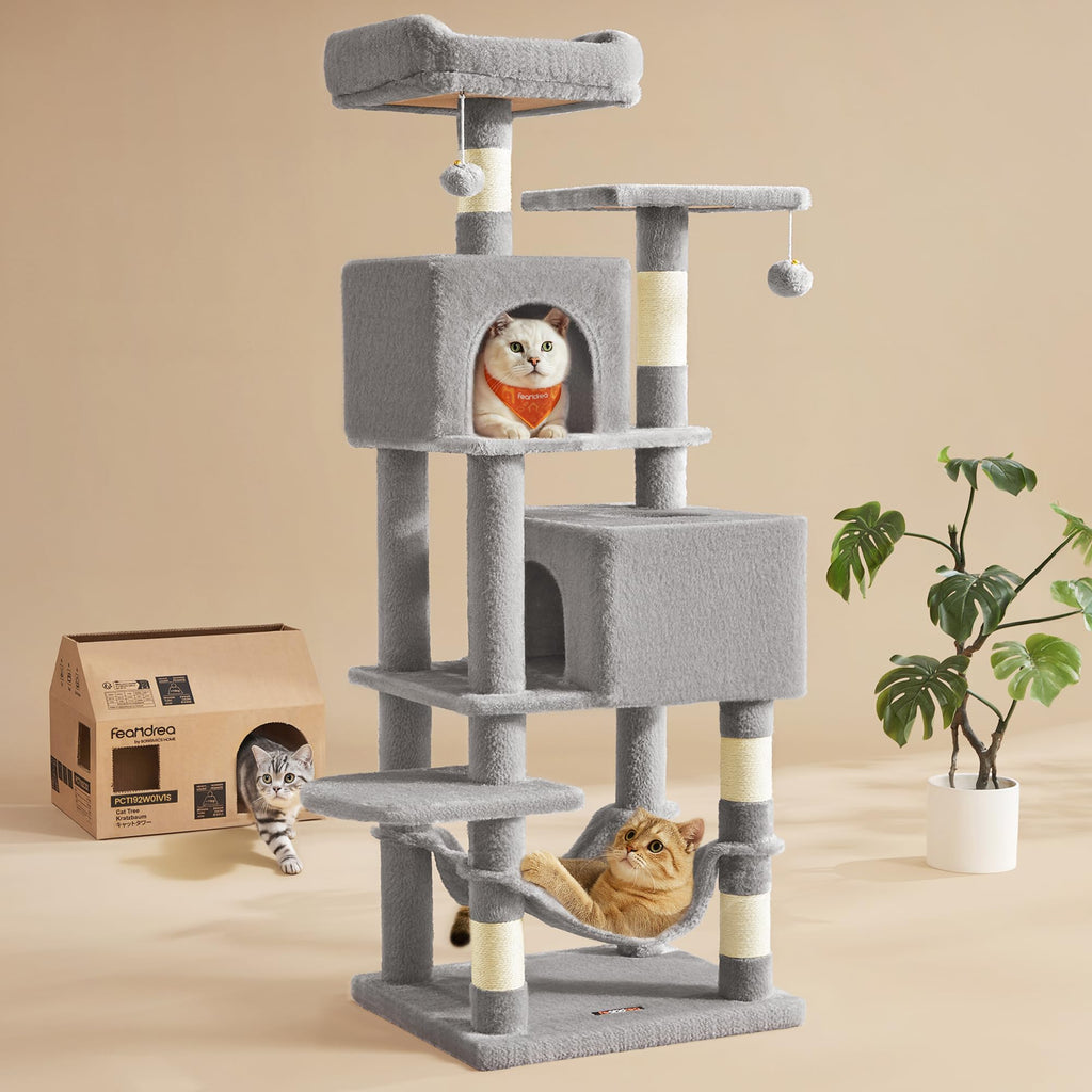 Light Gray Cat Tree M6604