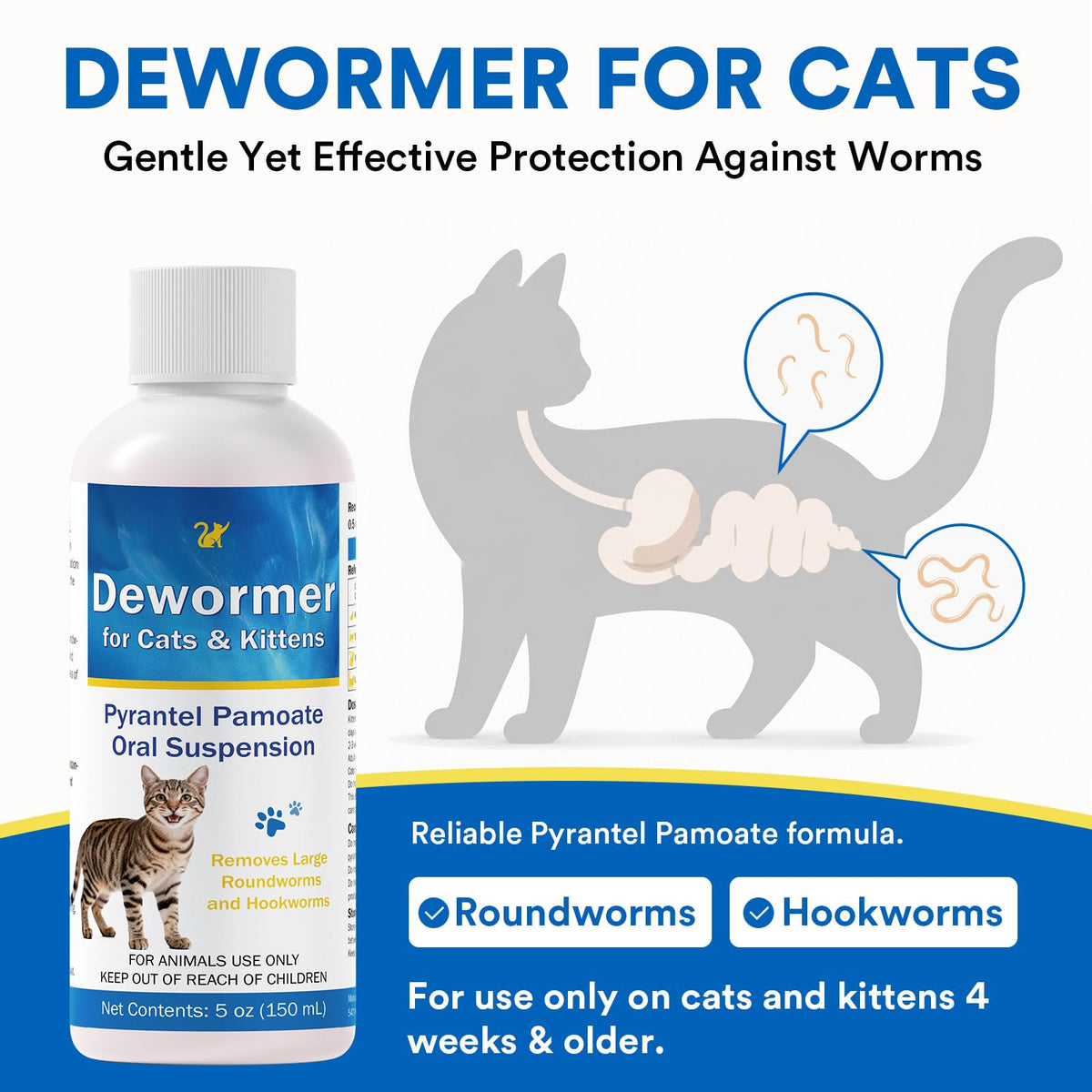 Pyrantel Pamoate Cat Dewormer P170855