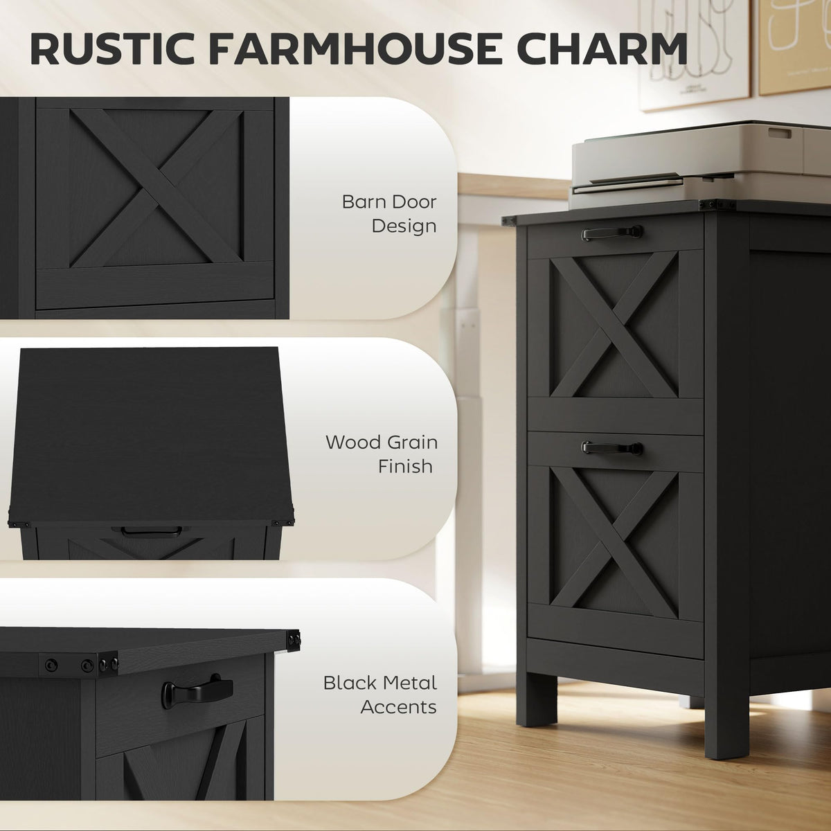 2 Drawer Vertical File Cabinet N717