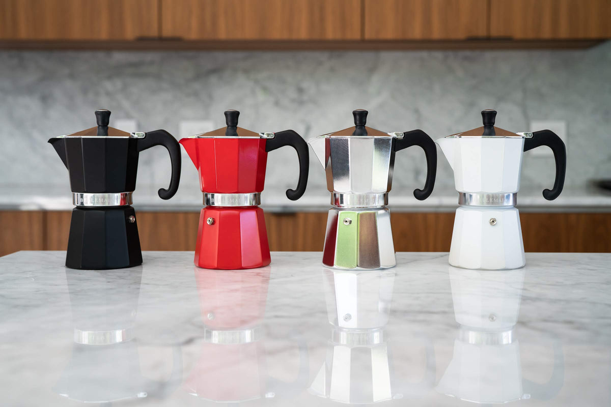 Stovetop Espresso Maker 6-Cup Silver W850