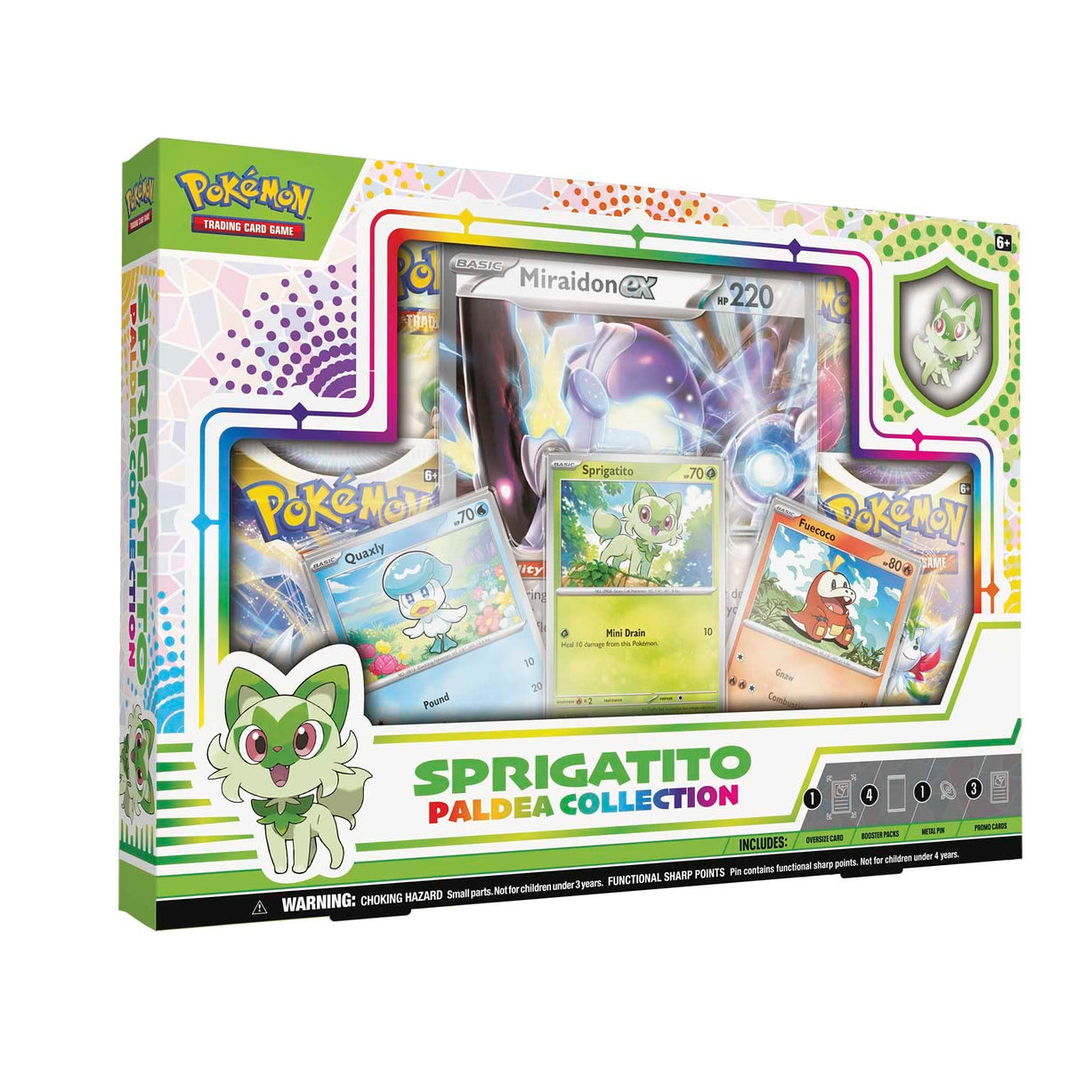 Pokemon TCG Paldea Pin Collection Sprigatito B617126