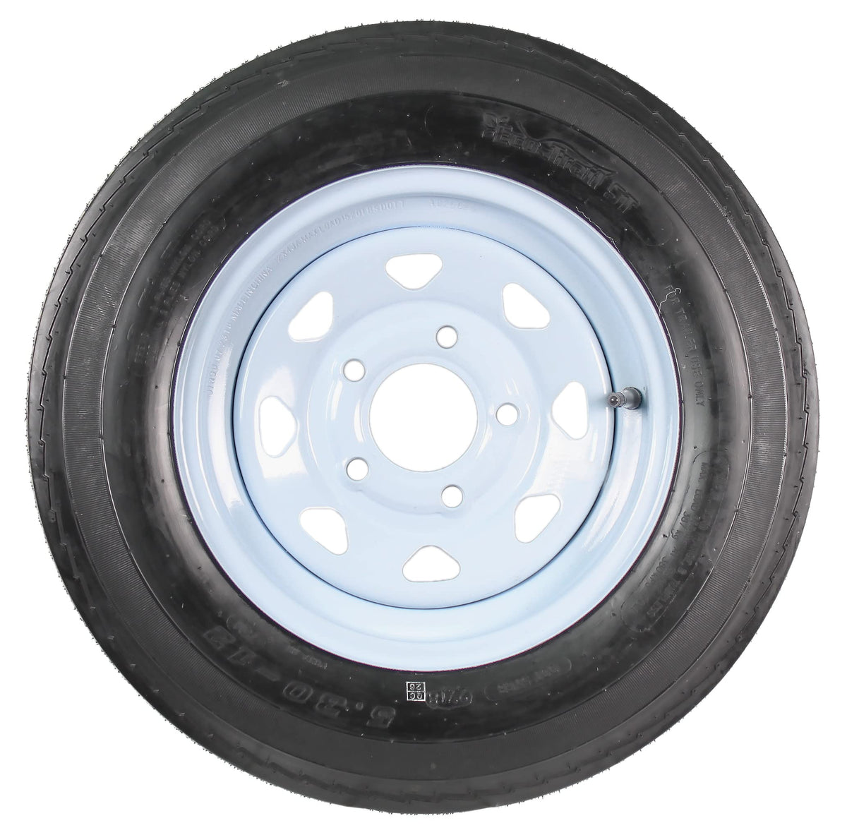 12 Inch 5 Lug Trailer Tire Rim Assembly Q493635