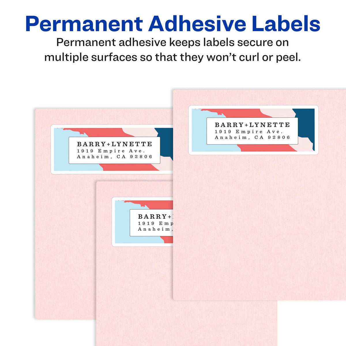 Printable Shipping Labels, 4" x 6", White, 20 Blank Address Labels W3235