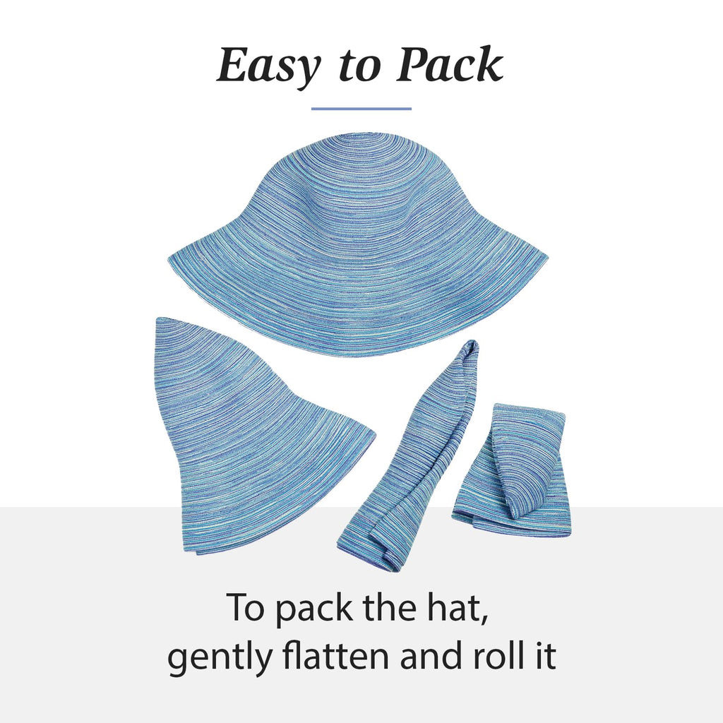 Women's Packable Adjustable Wide Brim Sun Hat L68191