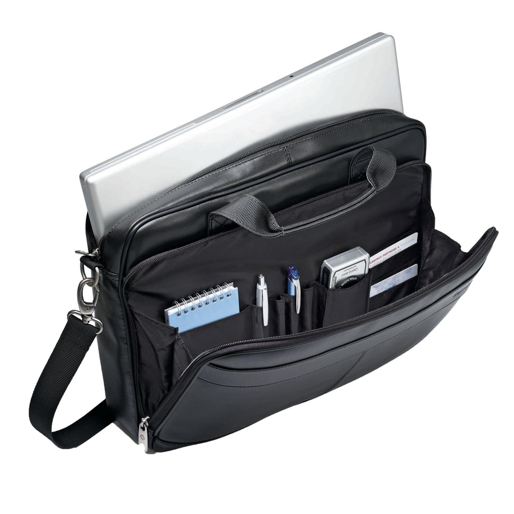 Leather Slim Briefcase D31596