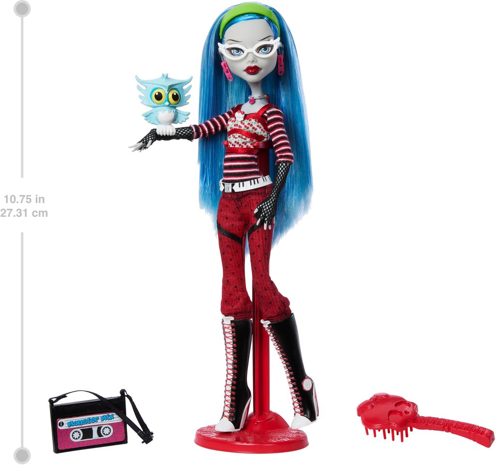 Collectible Doll with Doll Stand, Diary & Pet Owl Q2047