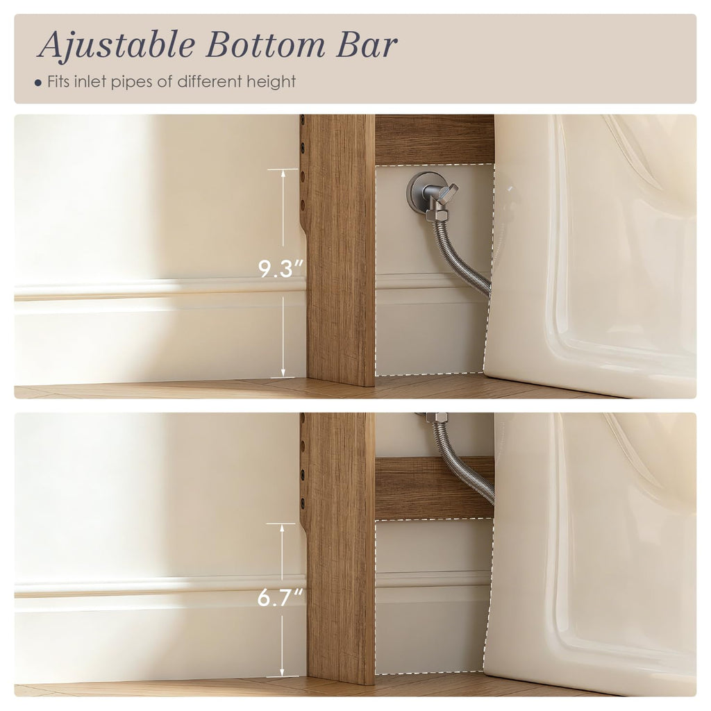 Over the Toilet Storage Cabinet with Doors W3727