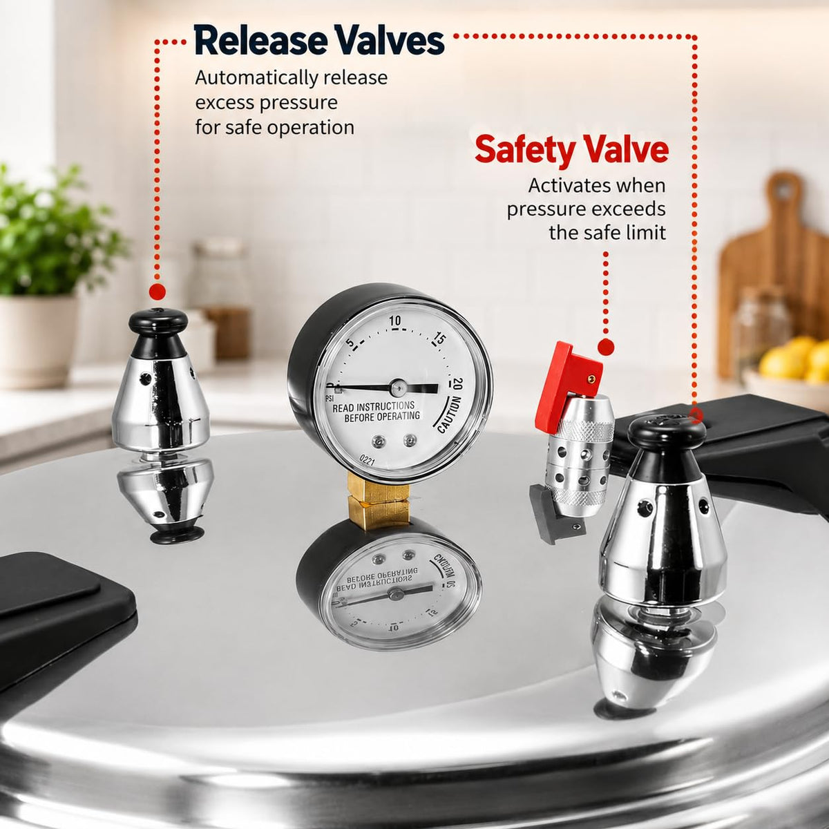 23 Qt Aluminum Pressure Cooker & Canner K32386