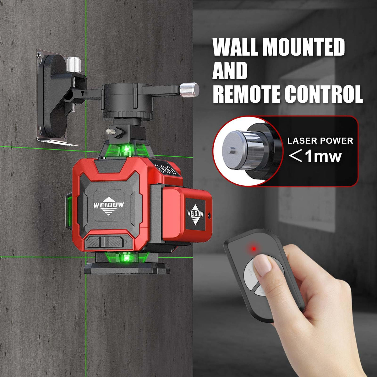 Laser Level Kit with Tripod Y460