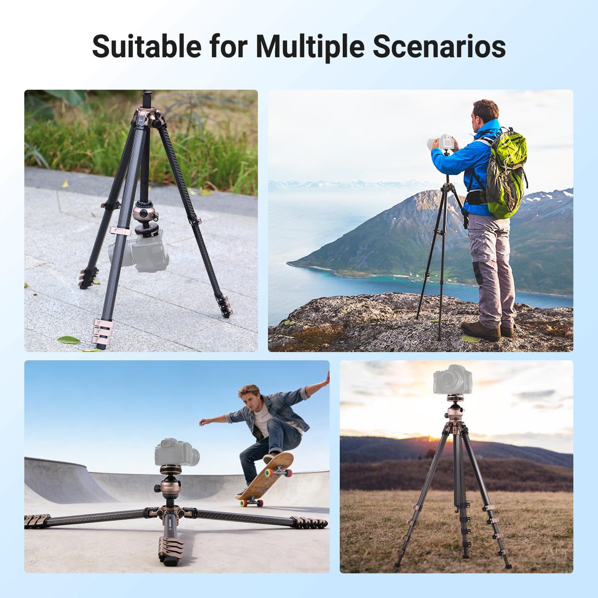 Carbon Fiber Travel Tripod G8148