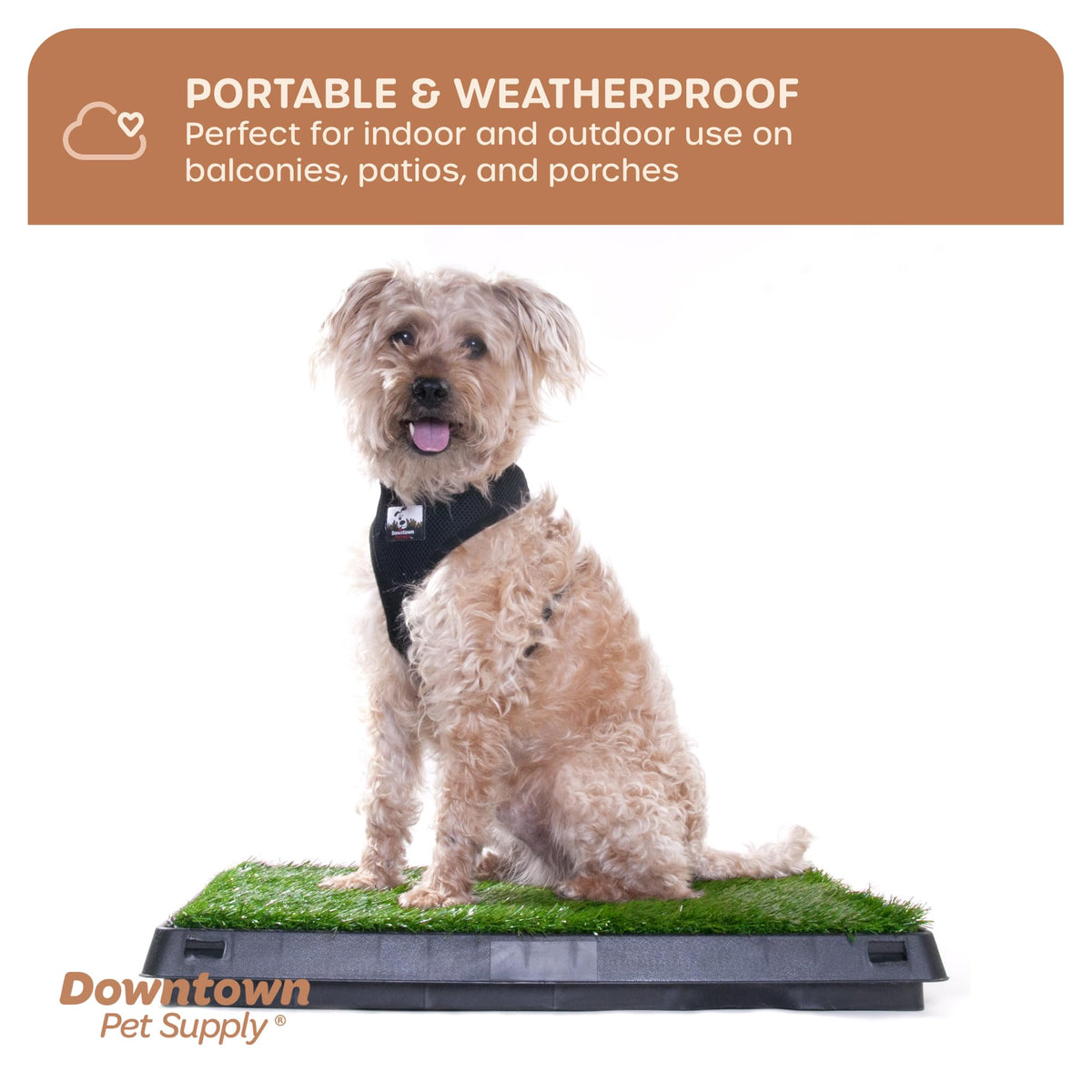 Dog Grass Pad with Tray 20 x 25 with Drawer N8996