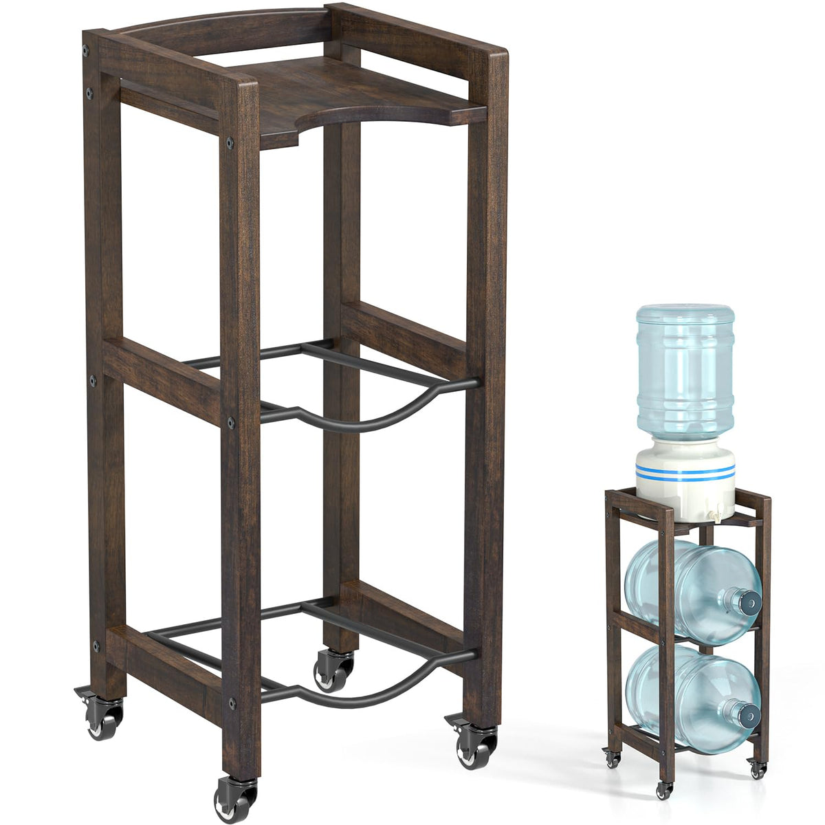 5 Gallon Water Jug Holder 3-Tier Wooden G985762