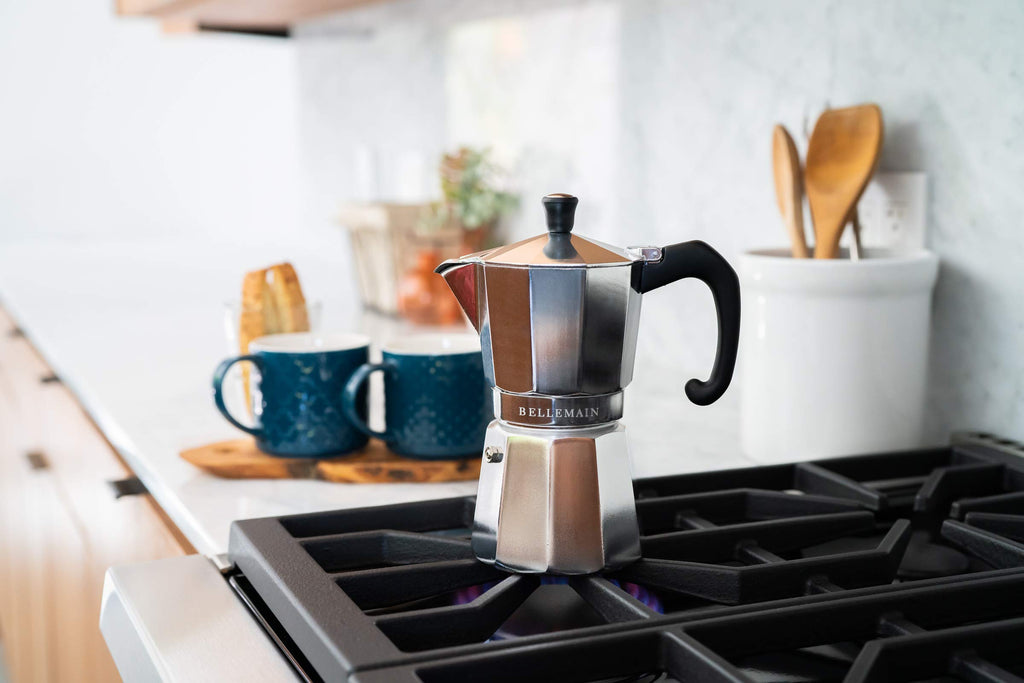 Stovetop Espresso Maker 6-Cup Silver W850