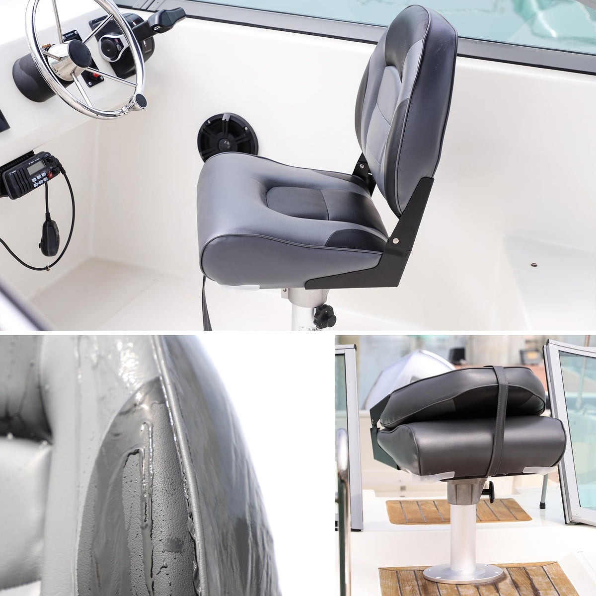High Back Folding Boat Seat R133686