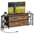 Brown Corner TV Stand with Drawer A619655