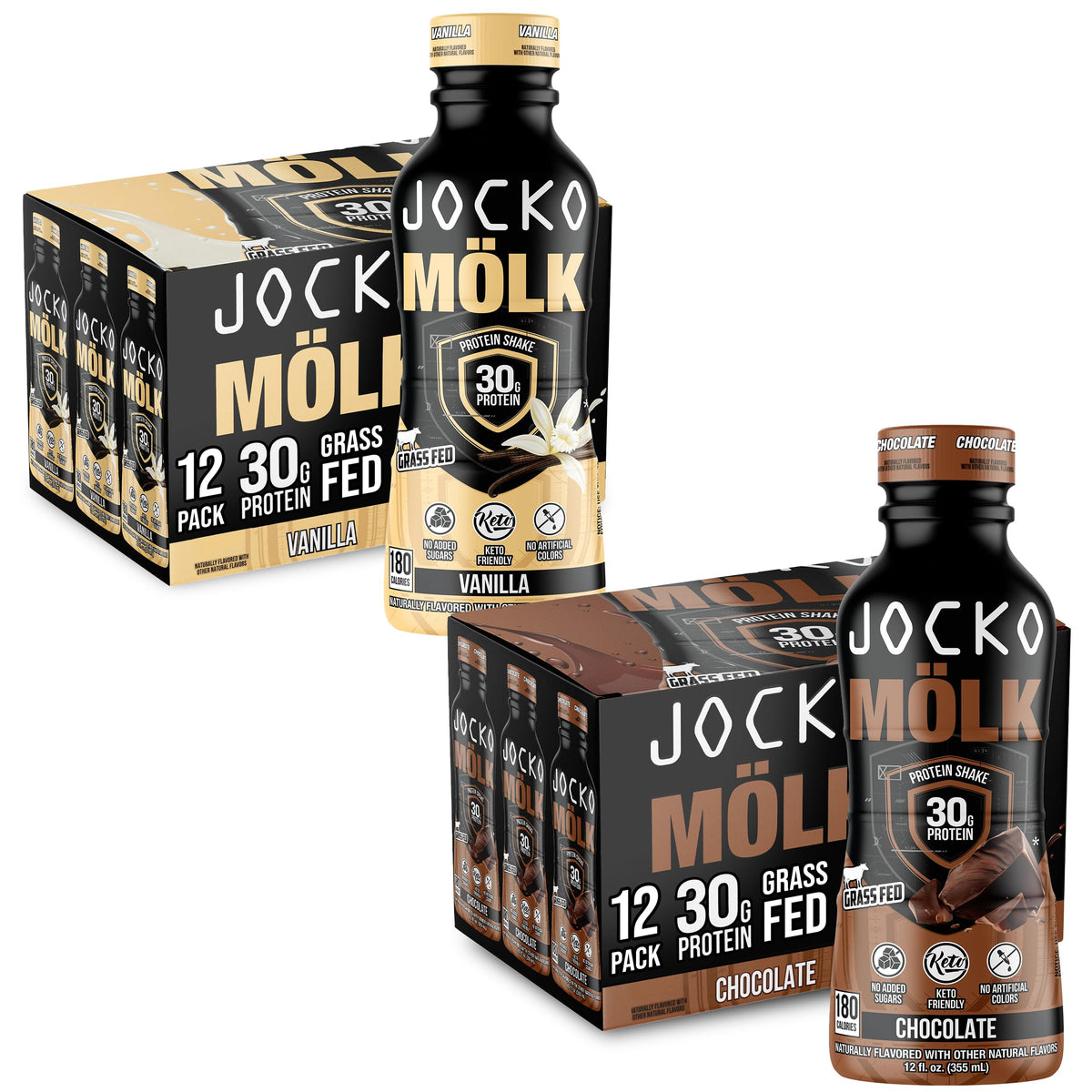 Vanilla and Chocolate Protein Shake 24 Count E281