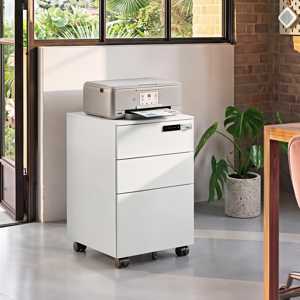 3 Drawer File Cabinet with Combination Lock M669572