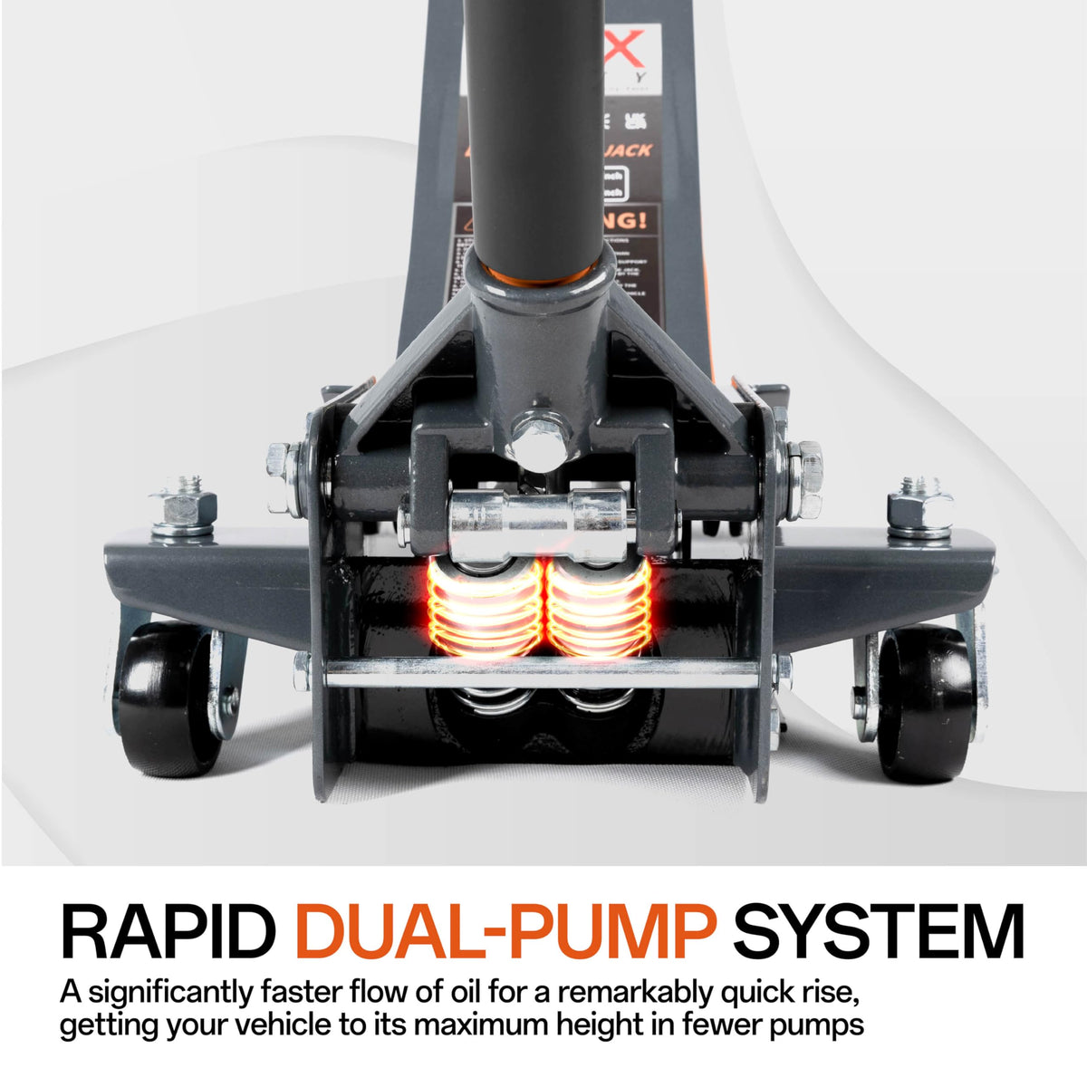 3-Ton Low Profile Hydraulic Steel Floor Jack U583