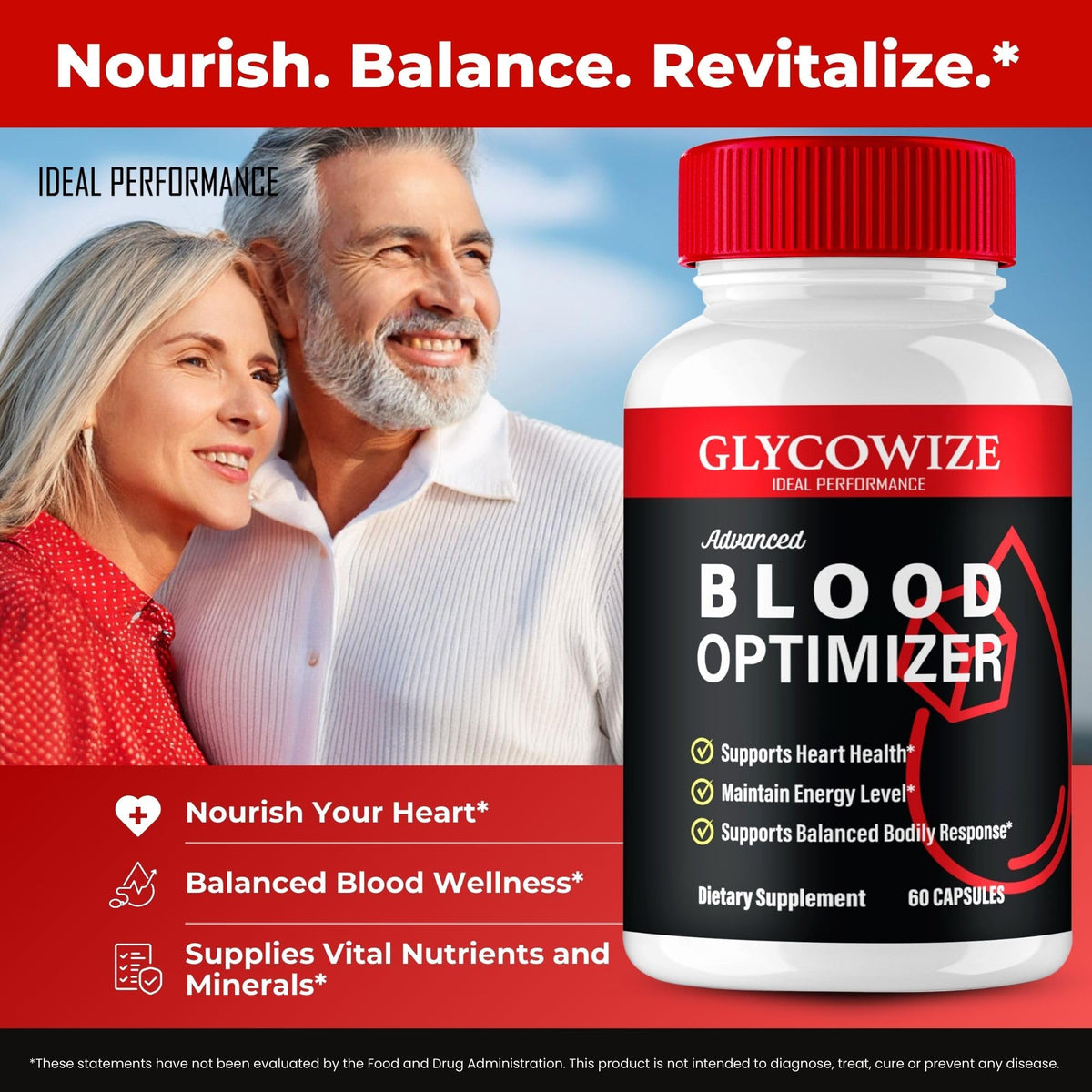 All Natural Blood Support Capsules 60 Capsules E6062
