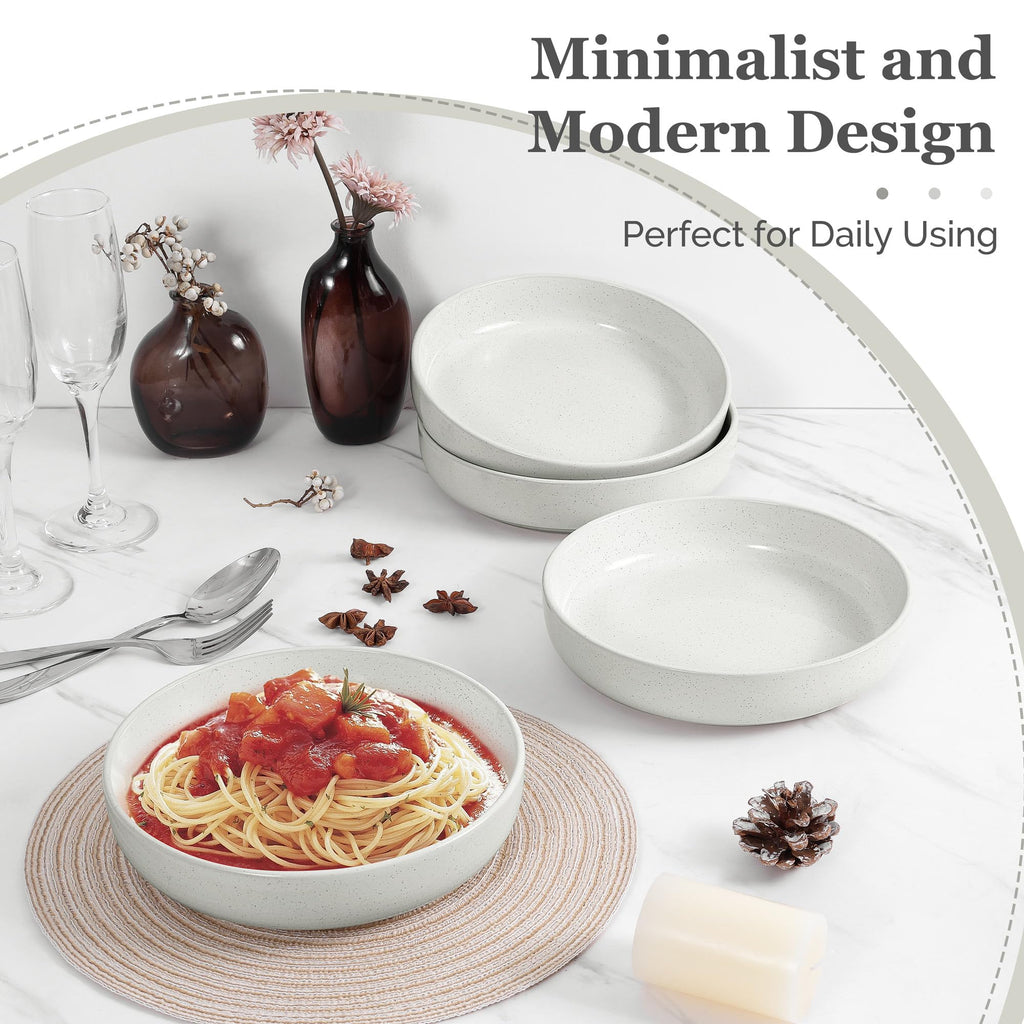 Set of 4 33oz Ceramic Pasta Bowls P66155