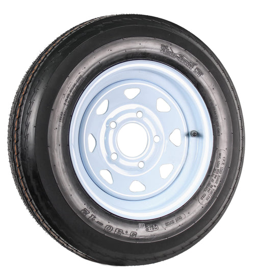 12 Inch 5 Lug Trailer Tire Rim Assembly Q493635
