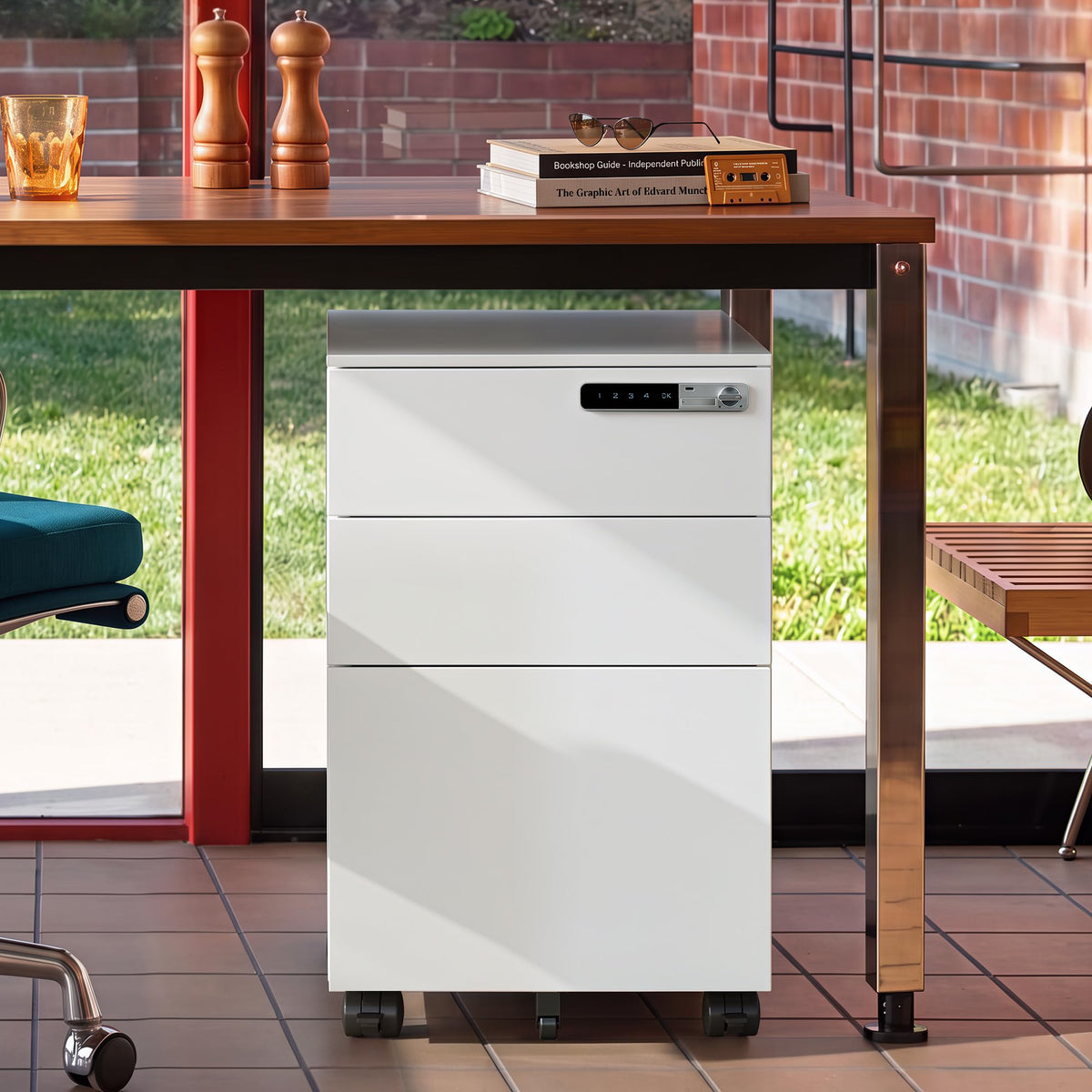 3 Drawer File Cabinet with Combination Lock M669572