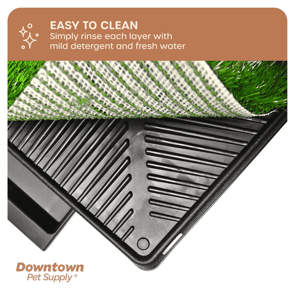 Dog Grass Pad with Tray 20 x 25 with Drawer N8996