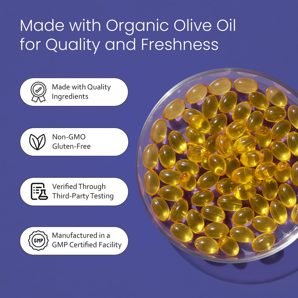 Odorless Garlic 100:1 Extract with Olive Oil 150 Softgels I383344