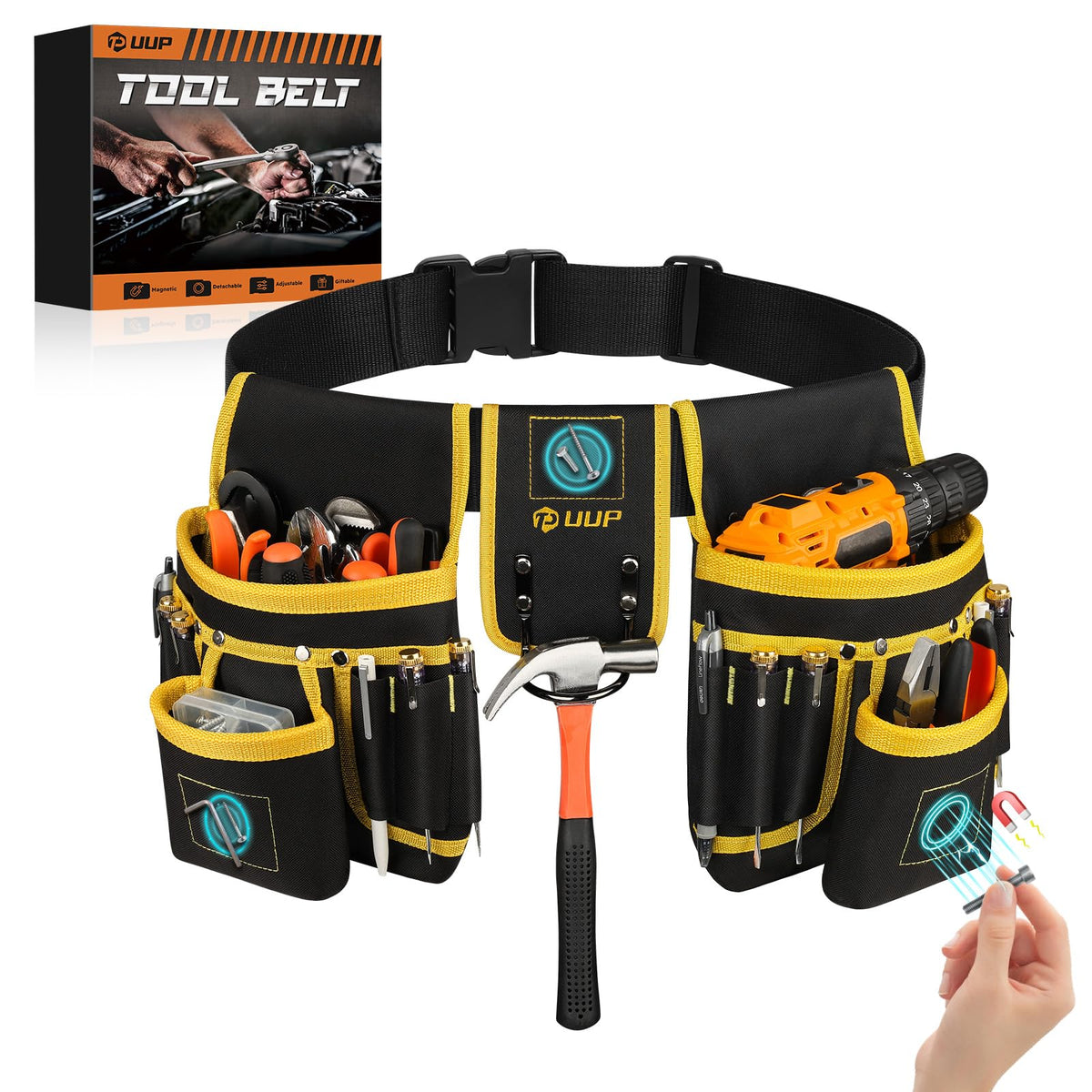 Heavy Duty 26 Pockets Magnetic Tool Belt B494